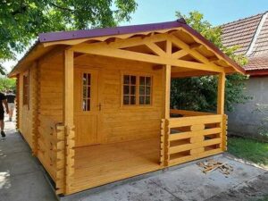 Mod.   - casetta 4x4m + Terrazza 4x2m