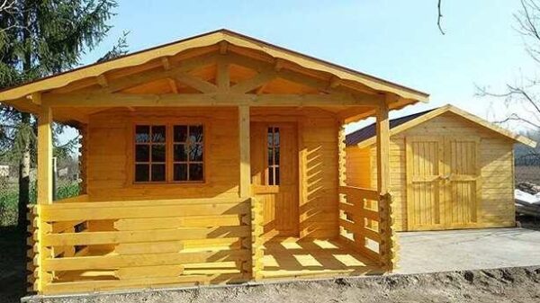 Mod.   - casetta 4x4m + Terrazza 4x2m