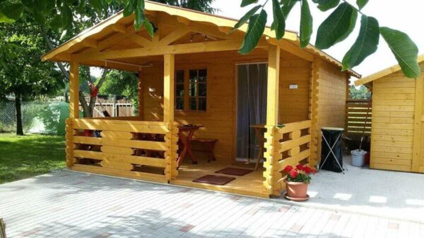 Mod.   - casetta 4x4m + Terrazza 4x2m