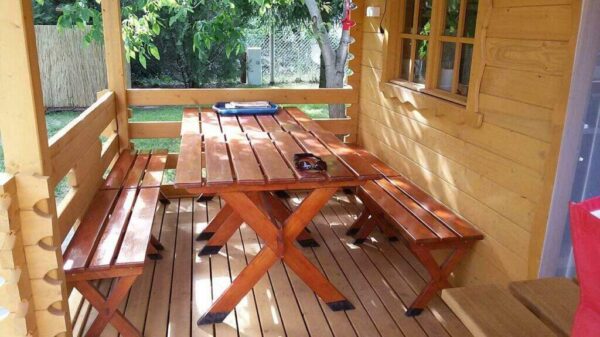 Mod.   - casetta 4x4m + Terrazza 4x2m