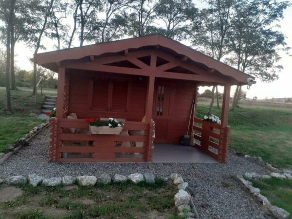 Mod.   - casetta 4x4m + Terrazza 4x2m