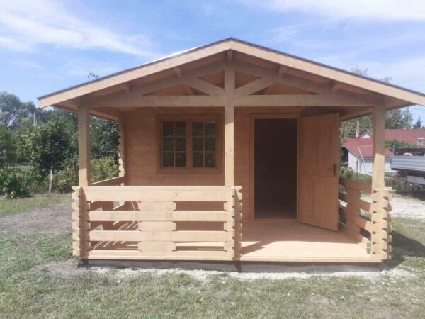 Mod.   - casetta 4x4m + Terrazza 4x2m