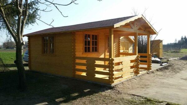 Mod.   - casetta 4x4m + Terrazza 4x2m