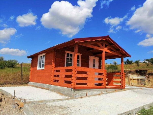 Mod.   - casetta 4x4m + Terrazza 4x2m