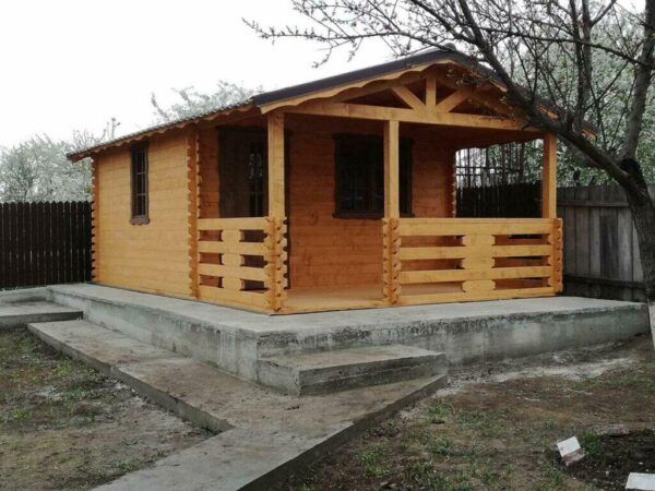 Mod.   - casetta 4x4m + Terrazza 4x2m