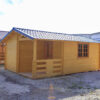 Mod. 4 Nemesi casetta 4x4m + bagno 2x2m + terrazza 2x2m