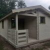 Mod. 4 Nemesi casetta 4x4m + bagno 2x2m + terrazza 2x2m