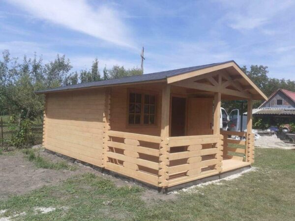 Mod. 4 Nemesi casetta 4x4m + bagno 2x2m + terrazza 2x2m