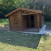 Mod. 4 Nemesi casetta 4x4m + bagno 2x2m + terrazza 2x2m