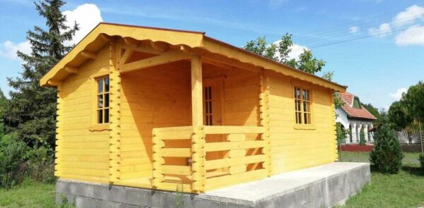 Mod. 4 Nemesi casetta 4x4m + bagno 2x2m + terrazza 2x2m