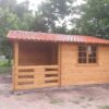 Mod. 4 Nemesi casetta 4x4m + bagno 2x2m + terrazza 2x2m