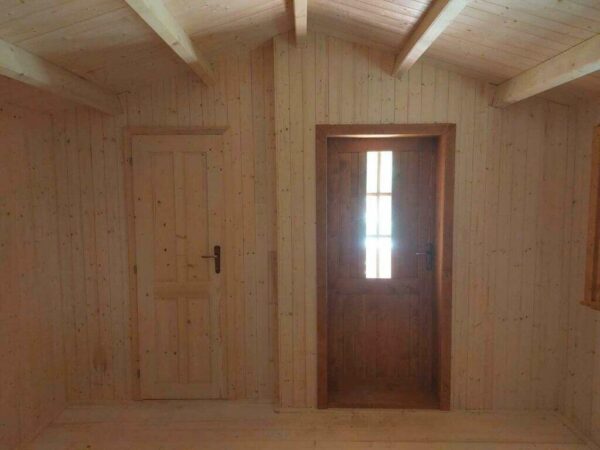 Mod. 4 Nemesi casetta 4x4m + bagno 2x2m + terrazza 2x2m