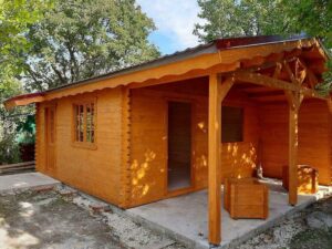 Mod.   - casetta 5x5m + Terrazza 5x2m
