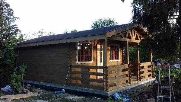 Mod.   - casetta 5x5m + Terrazza 5x2m