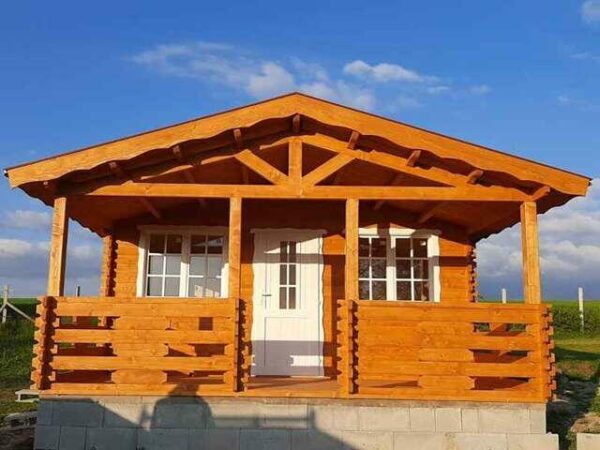 Mod.   - casetta 5x5m + Terrazza 5x2m