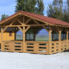 Mod. 3 Ares gazebo 6x5m